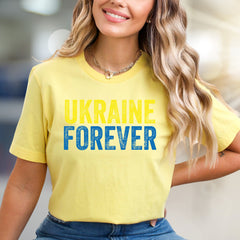 "Ukraine Forever" Patriotic Graphic Tee, a Statement Pick for Supporters