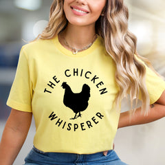 "The Chicken Whisperer" Farm Animal Graphic Tee, A Humorous Pick for Animal Lovers