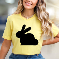 Minimalist Bunny Graphic Tee, a Cute Animal Lover Pick for Everyday Comfort