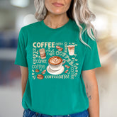 "COFFEE" Café Aesthetic Graphic Tee, a Barista-Core Pick for Coffee Lovers