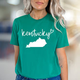"Kentucky" State Outline Graphic Tee, a Hometown Love Pick for Souvenir
