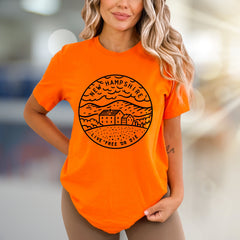 "New Hampshire Live Free or Die" Nature Graphic Tee, a State Pride Pick for Adventurers