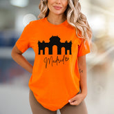 “Madrid ❤️” Cityscape Graphic Tee, A Travel Enthusiast's Souvenir