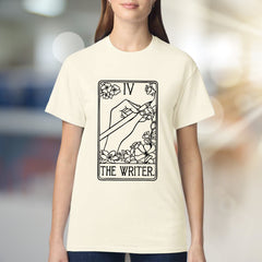"THE WRITER." Tarot Card Graphic Tee, A Creative Soul's Statement Piece