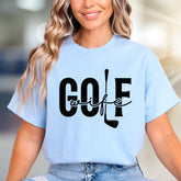 "GOLF wife" Golf Club Graphic Tee, a Sporty Pick for Golf Enthusiasts