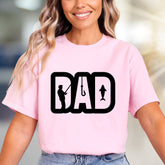 "DAD" Fishing Enthusiast Graphic Tee, a Heartfelt Pick for Fathers