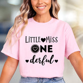 "Little Miss Wonderful" Birthday Celebration Graphic Tee, a Cherished Pick for Loved Ones