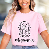 "#dogmama" Golden Retriever Graphic Tee, a Pet Lover's Statement Piece