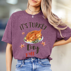 "It's Turkey Day Y'all" Thanksgiving Graphic Tee, a Festive Pick for Celebration