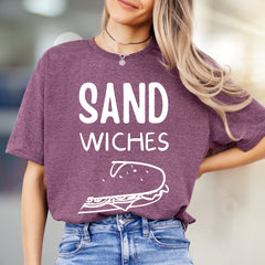 "SAND WICHES" Lunch Break Graphic Tee, a Foodie Pick for Casual Days