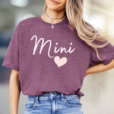 "Mini" Script Heart Graphic Tee, a Sweet Family Pick for Moms & Daughters
