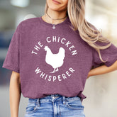 "The Chicken Whisperer" Farm Animal Graphic Tee, A Humorous Pick for Animal Lovers