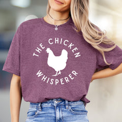 "The Chicken Whisperer" Farm Animal Graphic Tee, A Humorous Pick for Animal Lovers