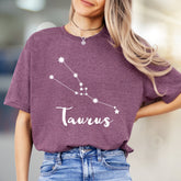 Taurus Zodiac Constellation Graphic Tee, a Celestial Pick for Astrology Lovers