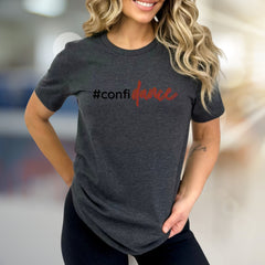 "#confidance" Empowering Graphic Tee, a Bold Statement for Dancers