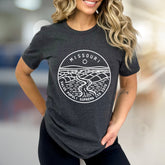 "Missouri / Salus Populi Suprema Lex Esto" State Motto Graphic Tee, a Heritage Pick for Proud Residents