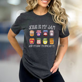 "Jesus Is My Jam" Christian Faith Graphic Tee, A Spiritual Statement for Believers