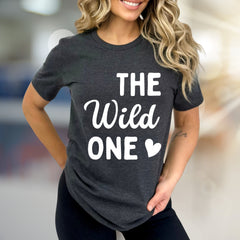 "THE Wild ONE" Bold Statement Graphic Tee, a Playful Pick for Free Spirits