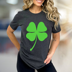 Four Leaf Clover Lucky Charm Graphic Tee, a St. Patrick's Day Pick for Everyone