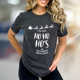 "I've Got Ho Ho Ho's in Different Area Codes" Funny Christmas Graphic Tee, a Holiday Humor Pick for Sarcastic Souls