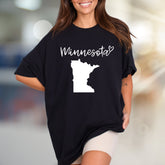 "Minnesota" State Love Graphic Tee, a Hometown Pride Pick for Enthusiasts