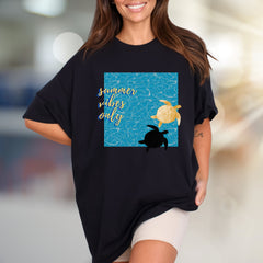 “Summer Vibes Only” Ocean Graphic Tee, a Coastal Pick for Beach Lovers
