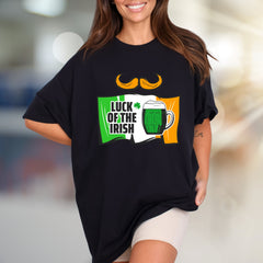 "Luck of the Irish" St. Patrick's Day Graphic Tee, a Festive Pick for Celebrants