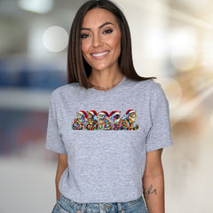 Christmas Cats in Lights Graphic Tee, a Festive Holiday Pet Lover Pick