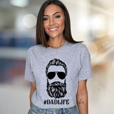 "#DADLIFE" Bearded Guy Graphic Tee, a Father's Day Pick for Cool Dads