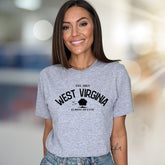 "West Virginia Almost Heaven" State Pride Graphic Tee, a Heritage-Inspired Pick for Nature Lovers