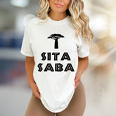 "SITA SABA" Baobab Tree Graphic Tee, a Zen Nature Pick for Global Adventurers