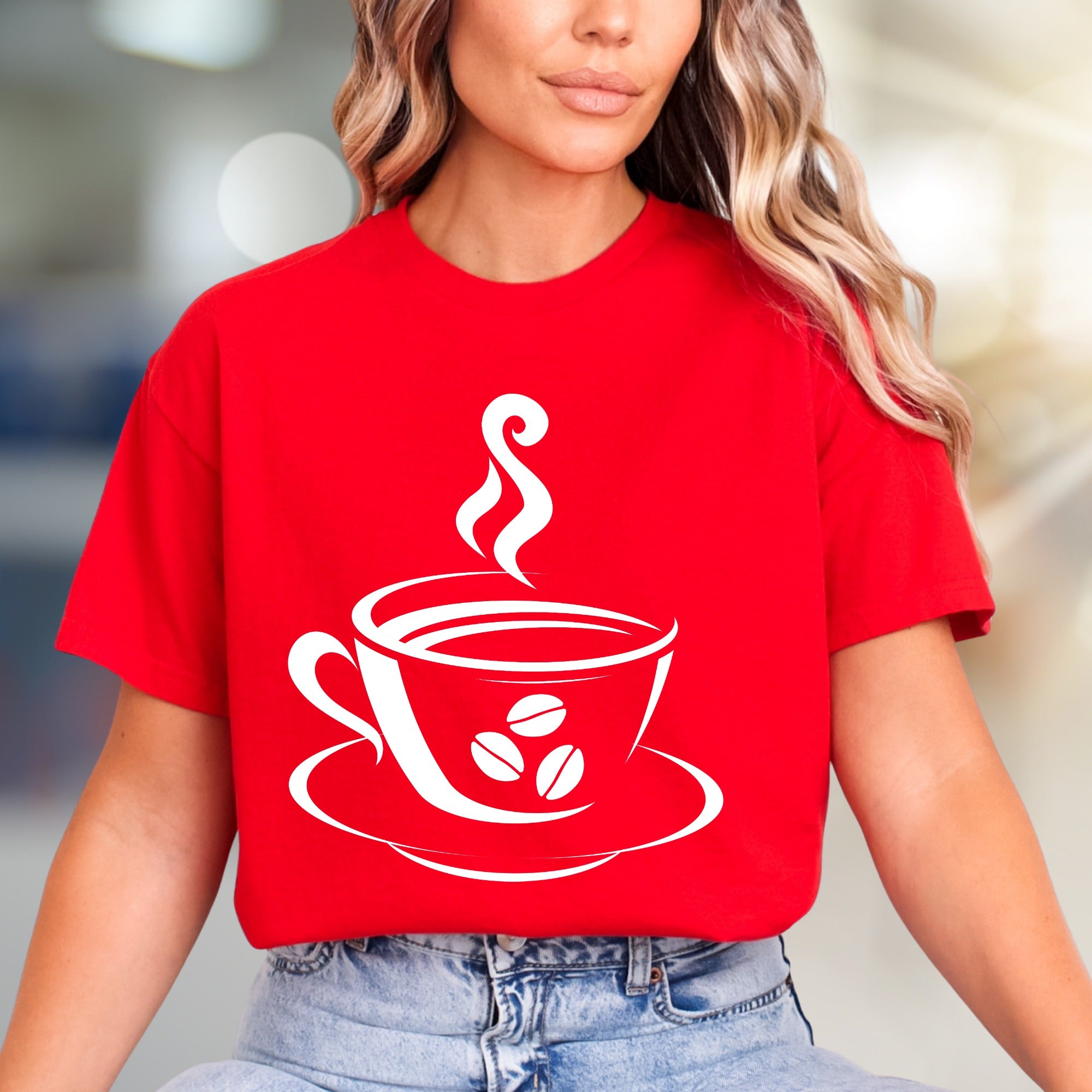 Steaming Coffee Cup Graphic Tee, a Barista Core Pick for Coffee Lovers