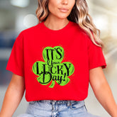 "IT'S Your LUCKY Day!" Shamrock Graphic Tee, a Festive St. Patrick's Pick for Everyone