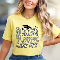 Senior 20 They Not Like Us Cap - Graduation Spirit Graphic Tee, Statement Pick for Graduates