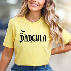 "Dadcula" Spooky Dad Graphic Tee, a Halloween Pick for Fun-Loving Fathers