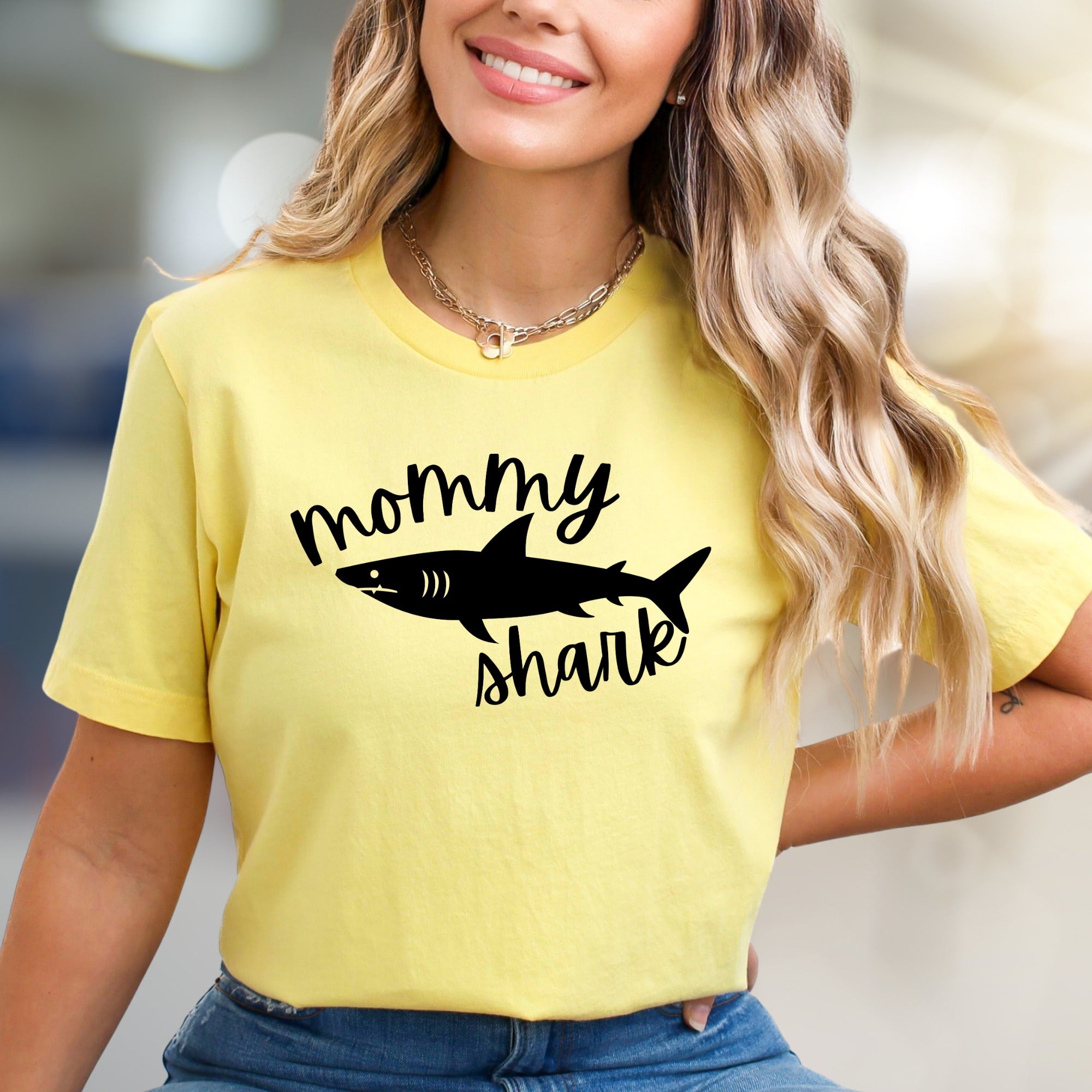 Mommy Shark Graphic Tee, A Fun Family Pick for Moms