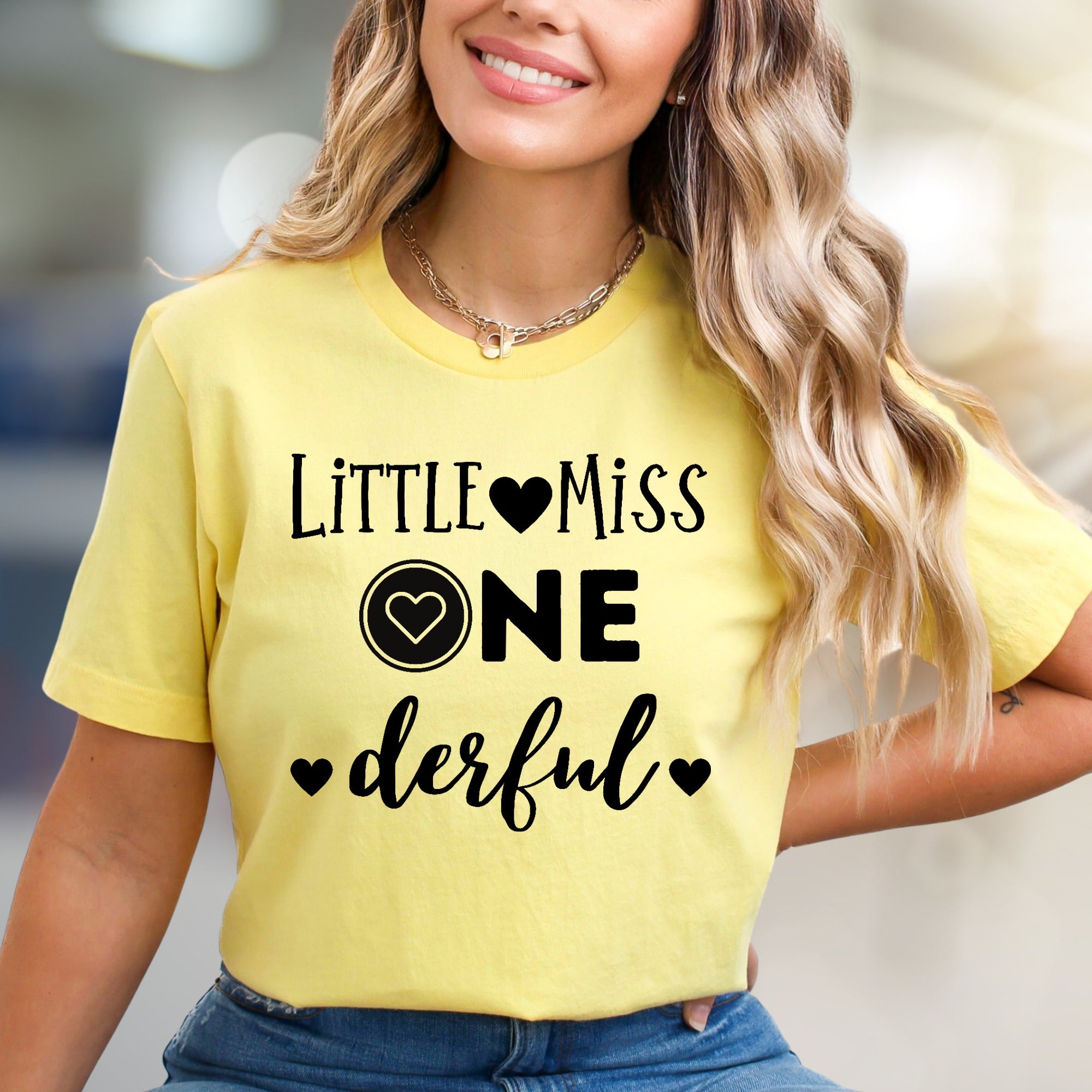 "Little Miss Wonderful" Birthday Celebration Graphic Tee, a Cherished Pick for Loved Ones