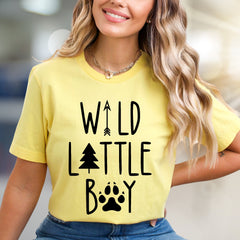 "Wild Little Boy" Wilderness Graphic Tee, a Nature-Inspired Pick for Adventurous Parents