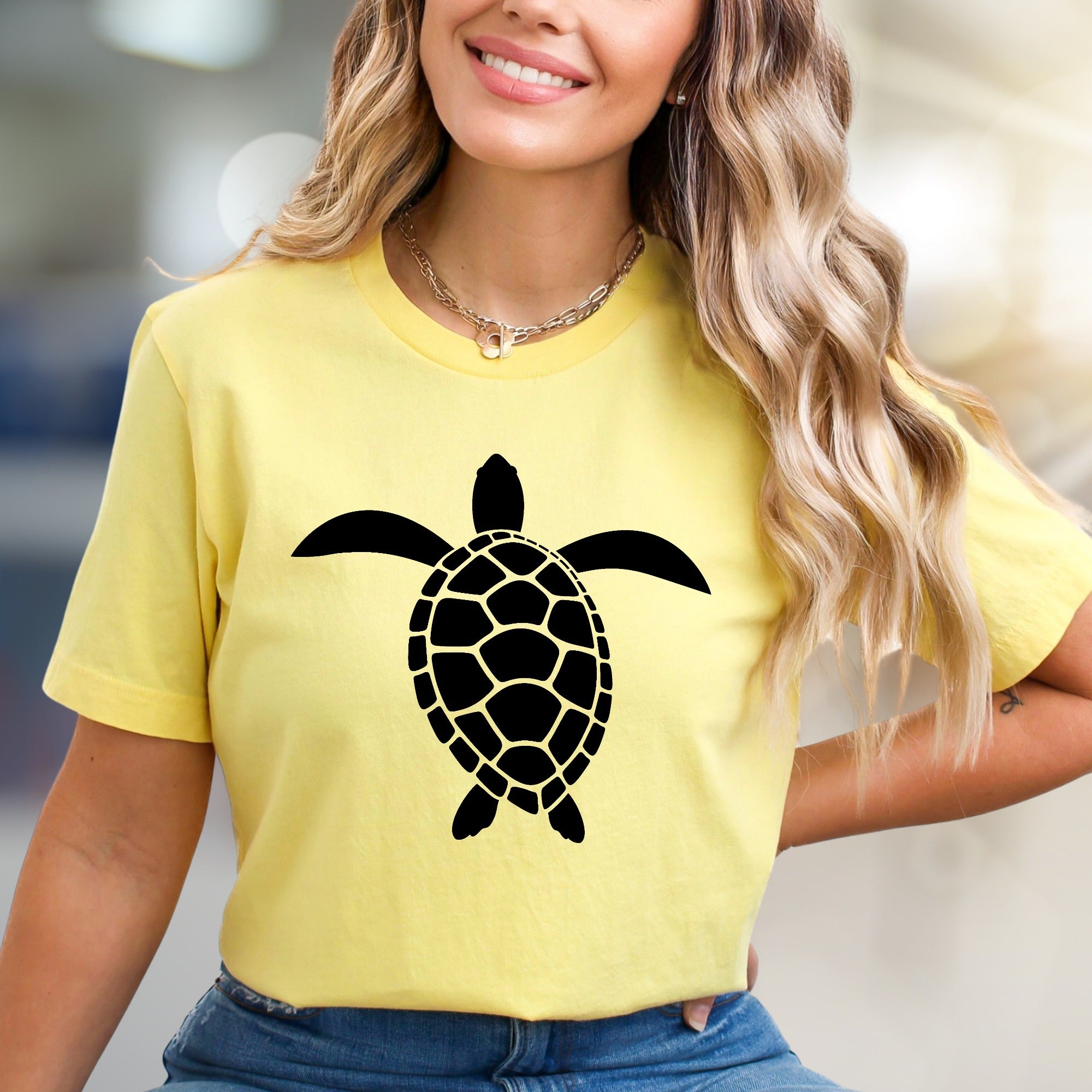 Minimalist Sea Turtle Graphic Tee, a Ocean-Inspired Pick for Nature Lovers