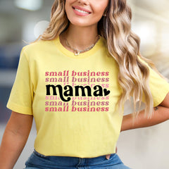 "Small Business Mama" Entrepreneur Graphic Tee, a Heartfelt Pick for Dedicated Moms