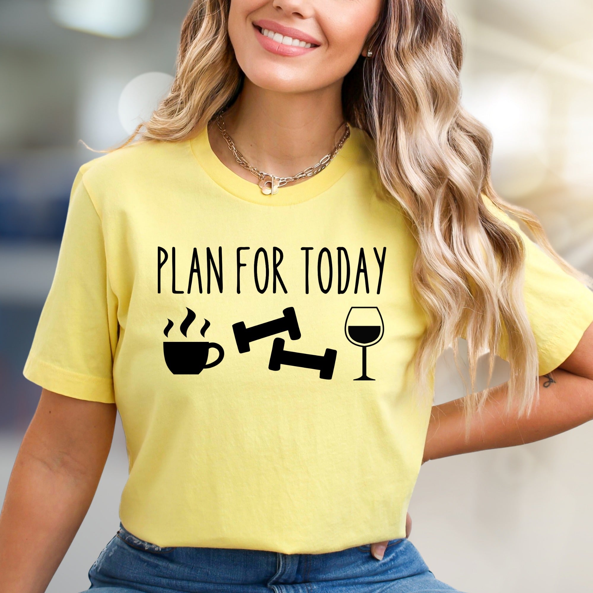 "Plan For Today" Lifestyle Graphic Tee, a Daily Rituals Pick for Active Souls