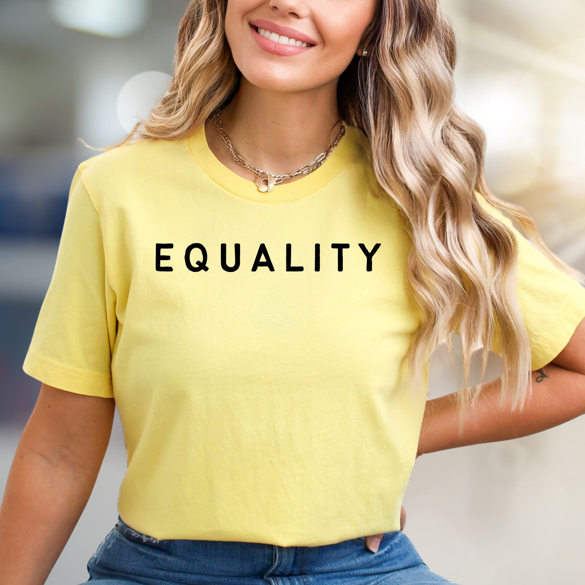 "EQUALITY" Statement Graphic Tee, a Bold Social Message Pick for Advocates
