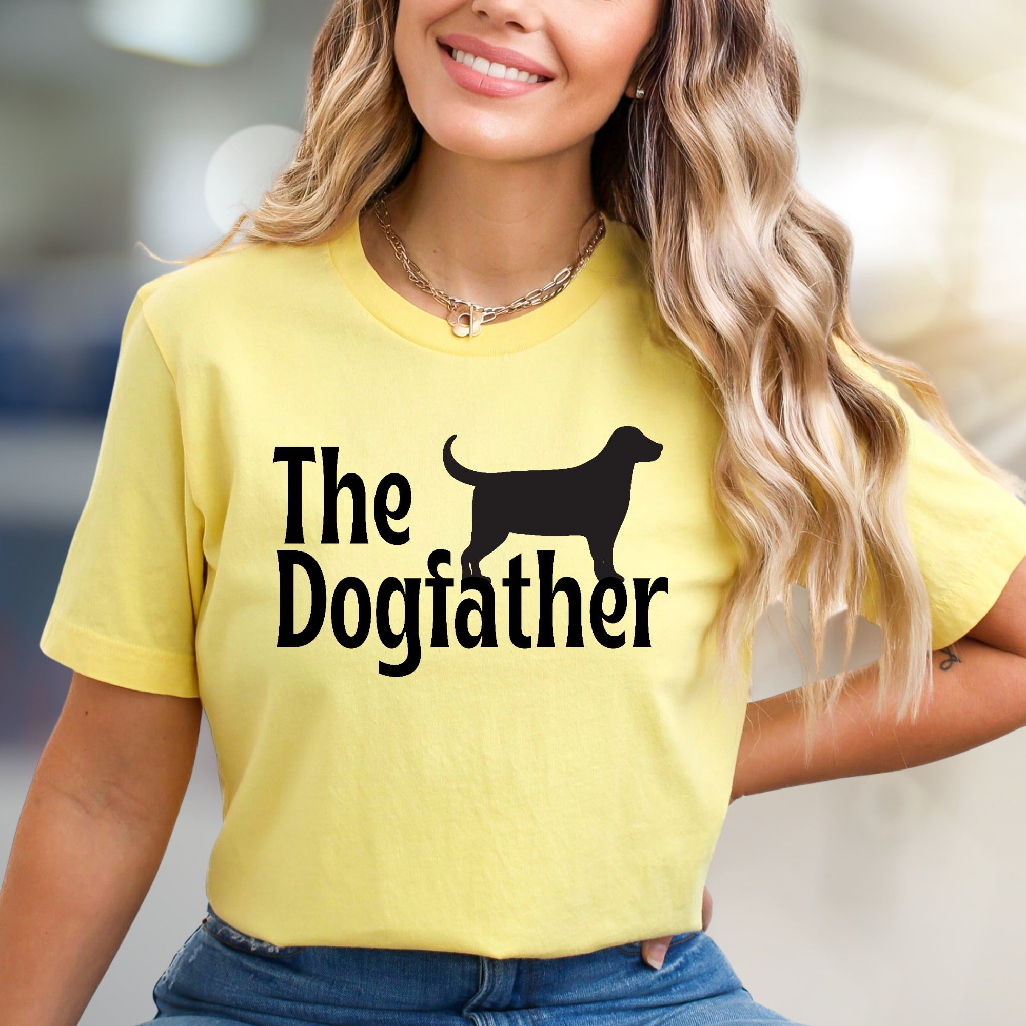"The Dogfather" Canine Humor Graphic Tee, a Pet Lover's Statement Piece