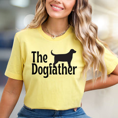 "The Dogfather" Canine Humor Graphic Tee, a Pet Lover's Statement Piece