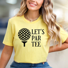 Let's Par Tee Golf Graphic Tee, A Playful Sports Pick for Golfers