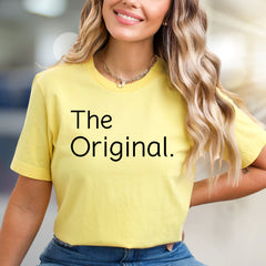 "The Original." Identity Graphic Tee, a Bold Statement for Unique Souls