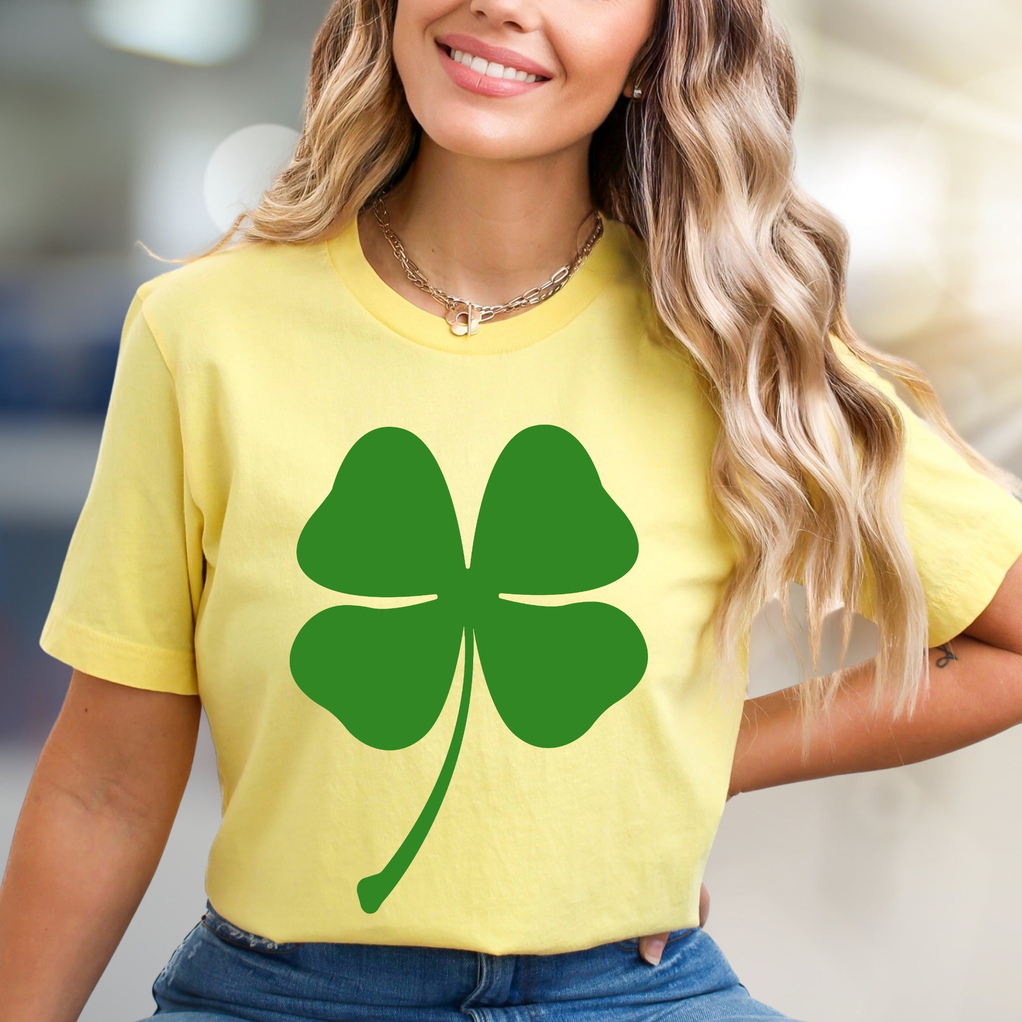 Four Leaf Clover Luck Graphic Tee, a St. Patrick's Day Pick for Everyone
