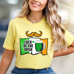 "Luck of the Irish" St. Patrick's Day Graphic Tee, a Festive Pick for Celebrants