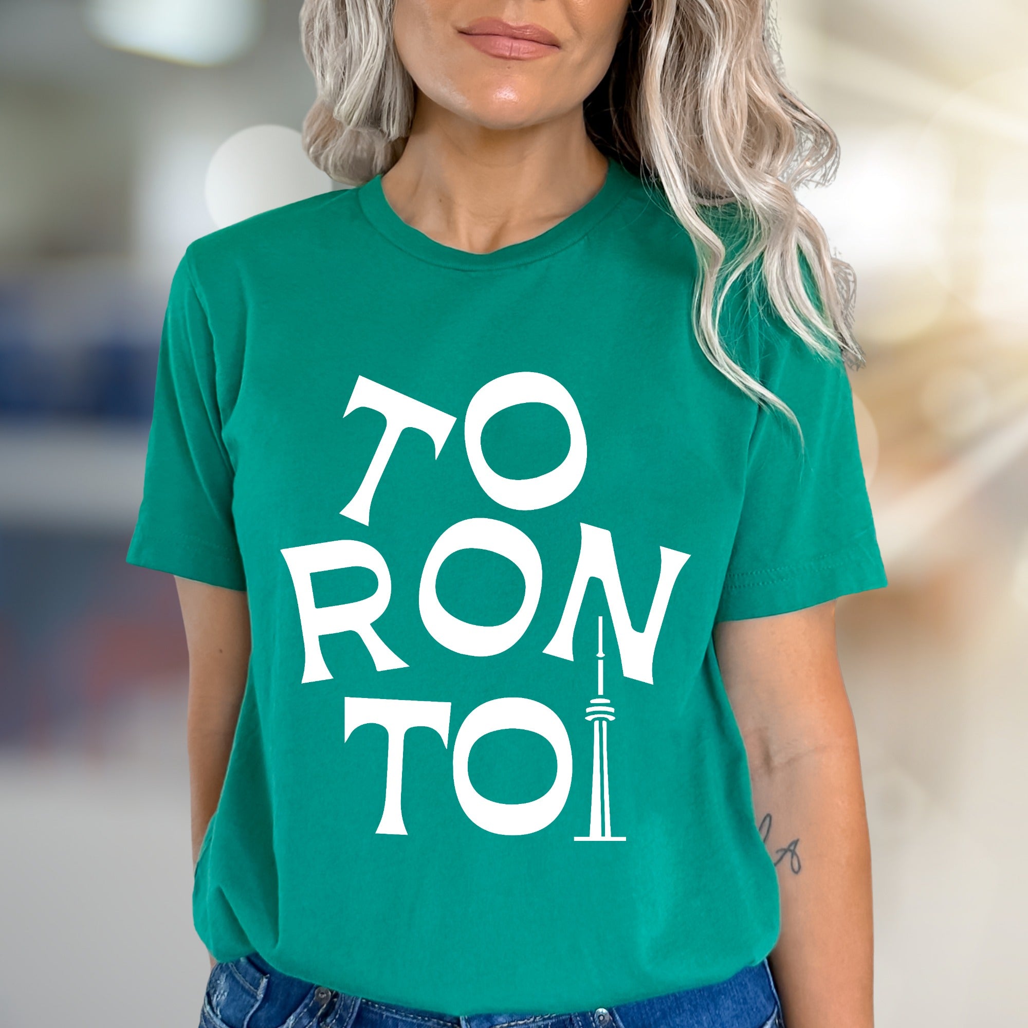 “Toronto” Cityscape Graphic Tee, a Travel Souvenir Pick for Urban Explorers