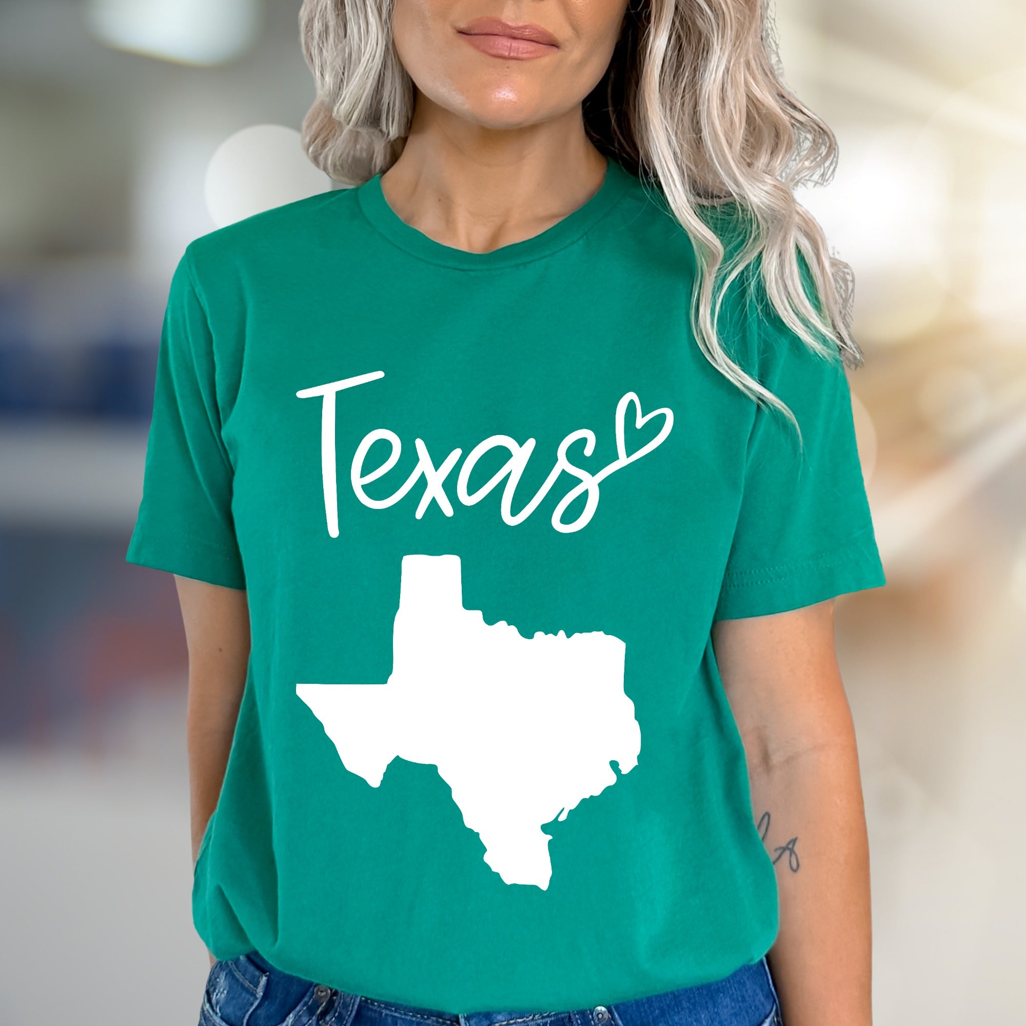 "Texas" State Map Graphic Tee, a Lone Star Lifestyle Pick for Texans